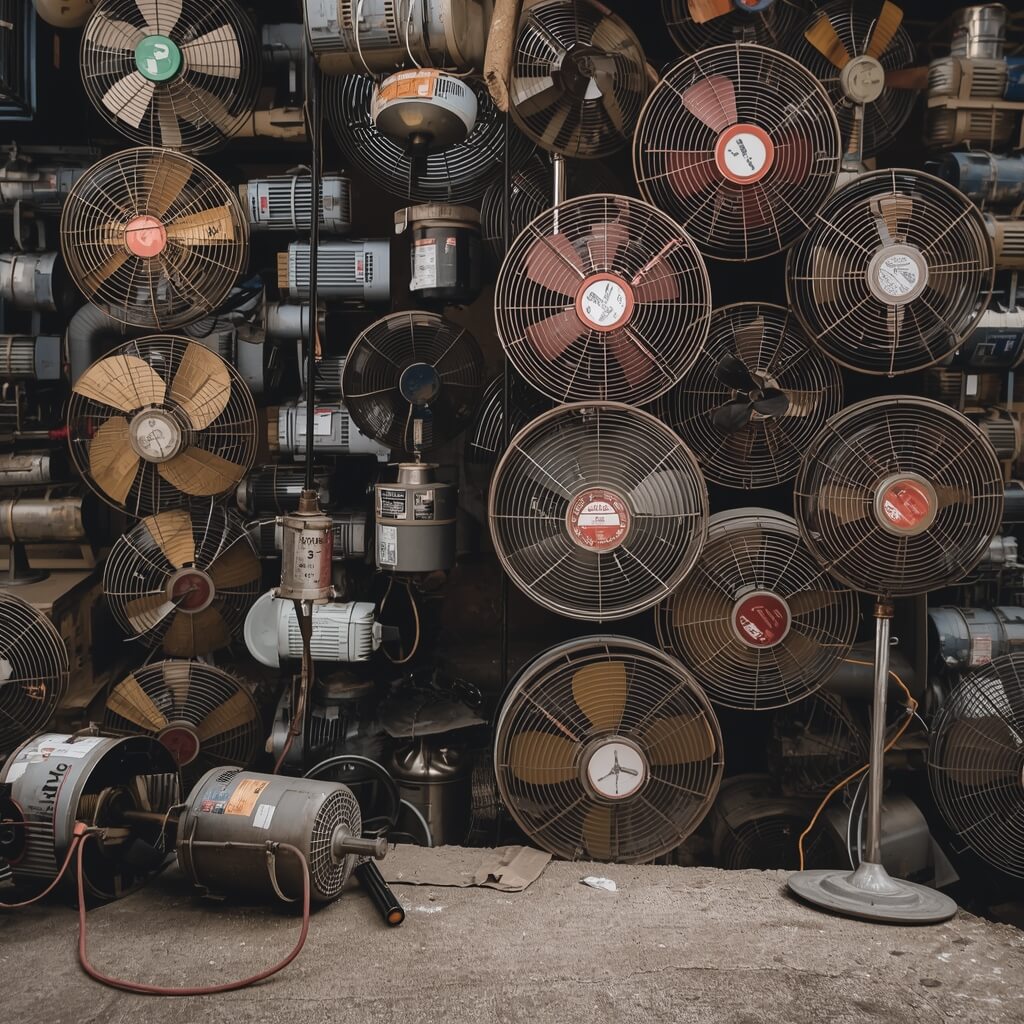 Electric motors and fans