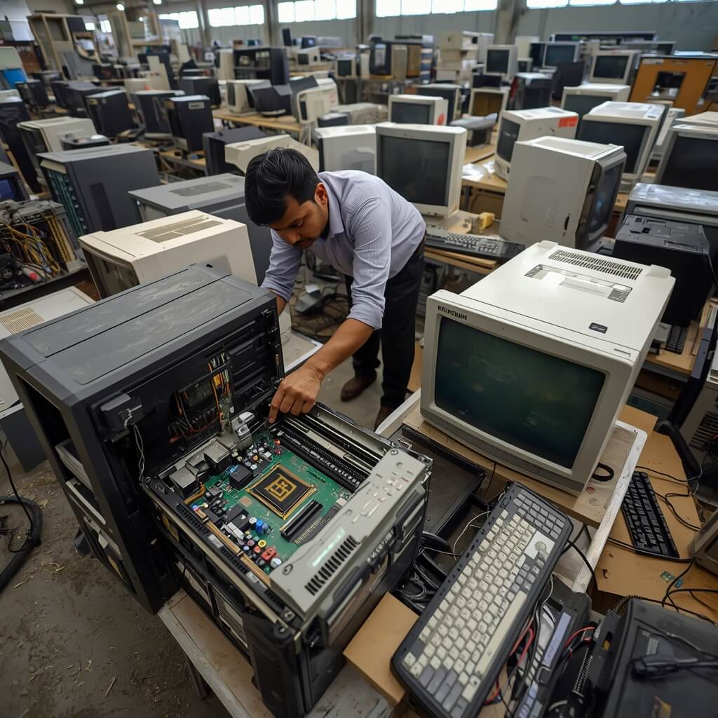 Old computer desktop systems