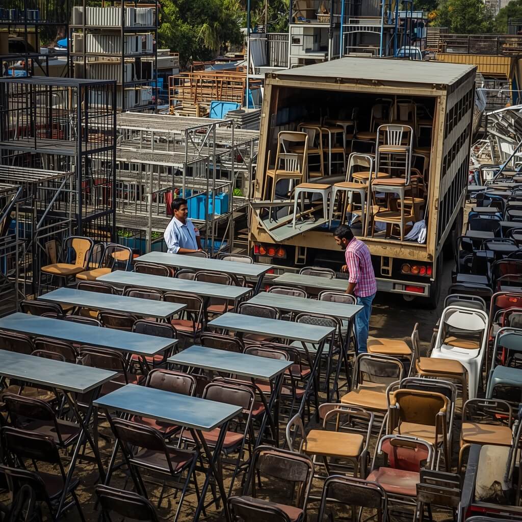 Metal furniture and frames