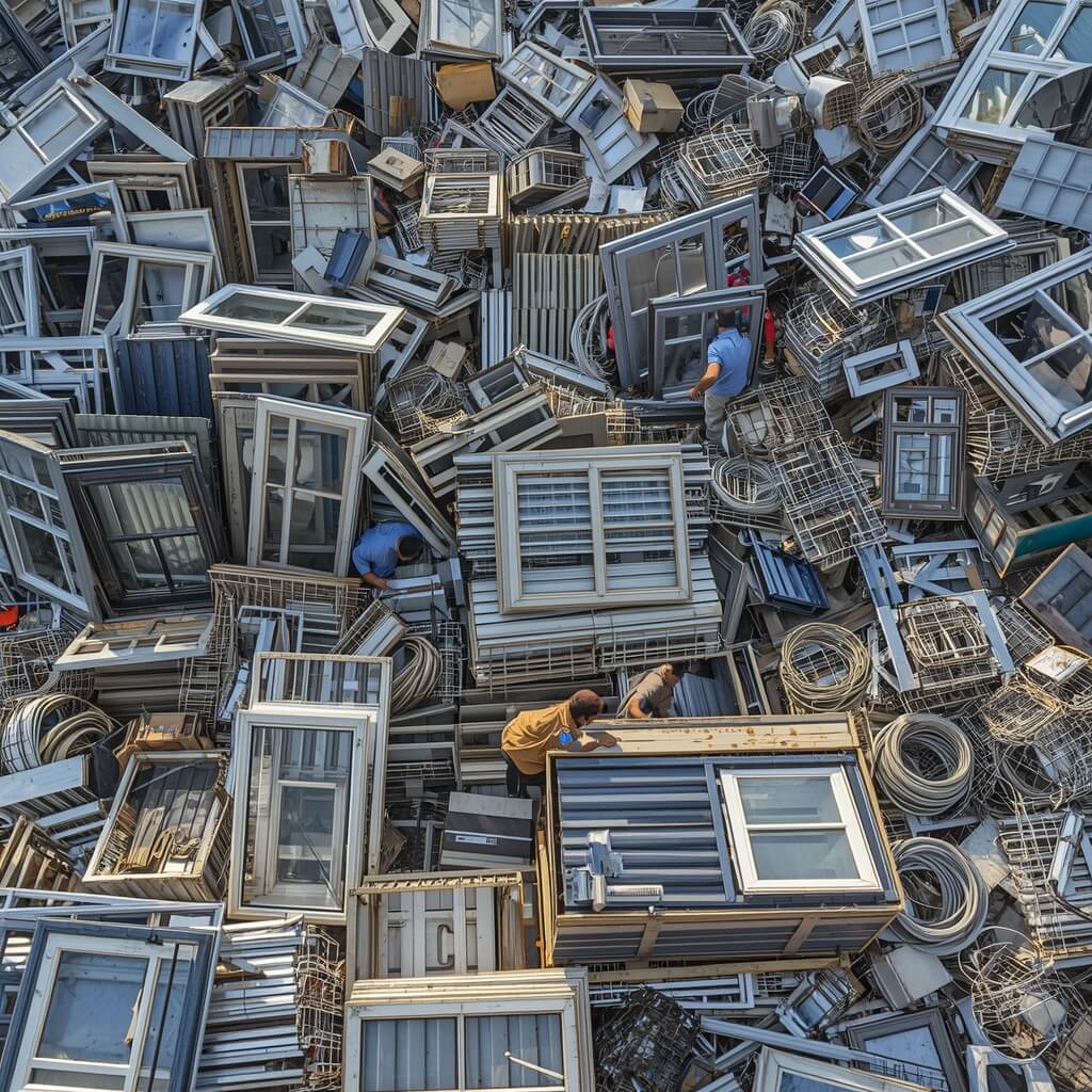 Aluminum scrap materials